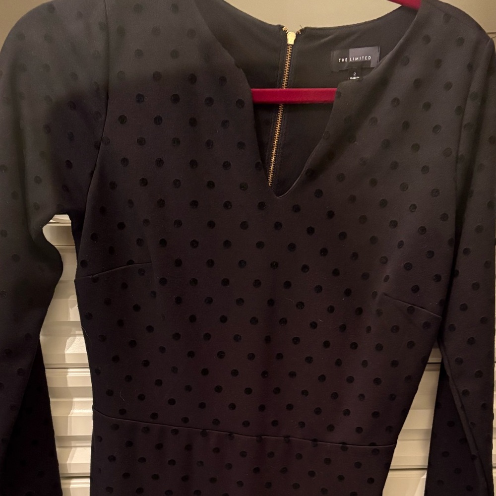The Limited black Polka Dot women’s dress